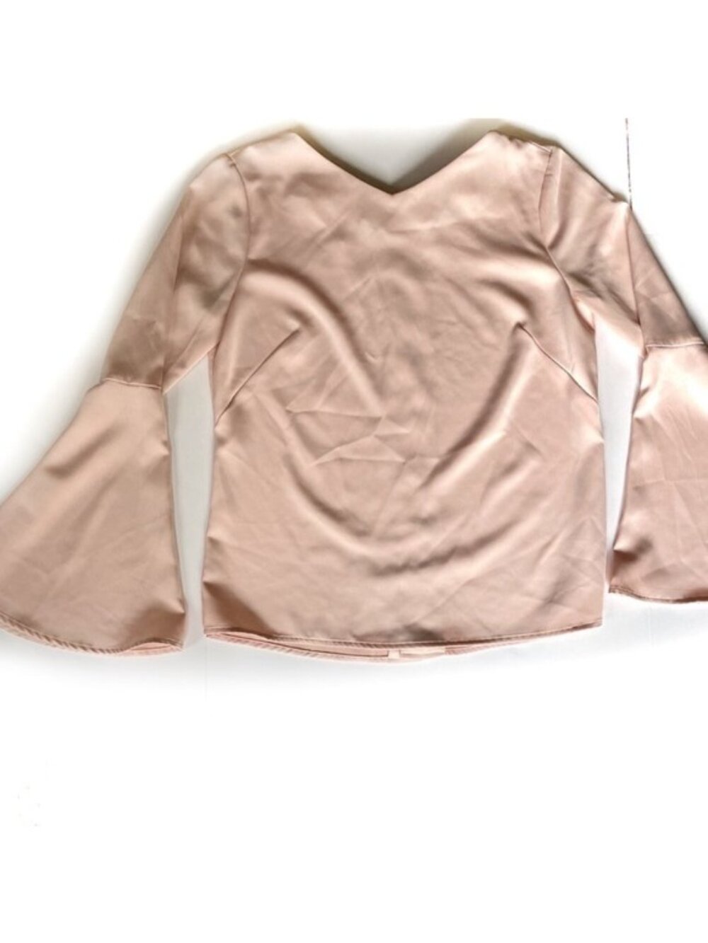 Catherine Malandrino Blush Bell Sleeve Top - S